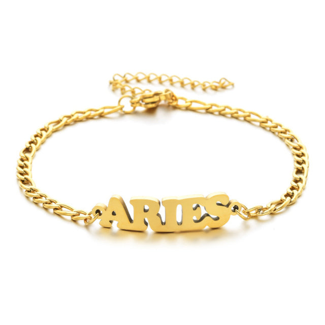 Zodiac Constellations Charm Bracelet - Embrace Your Astrological Sign