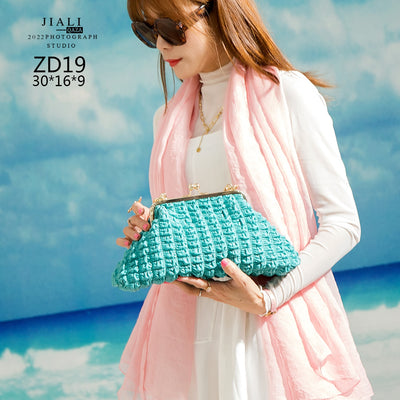 Ladies Pleated Handbags - Elevate Your Style with Elegance and Functionality