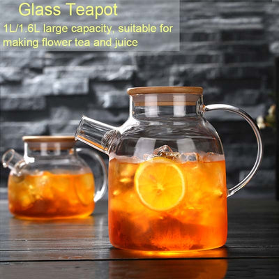 Big Heat Resistant Glass Teapot: Elevate Your Tea Experience