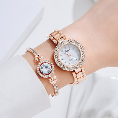 Elegant Crystal Watch Set: A Timeless Combination of Style and Function