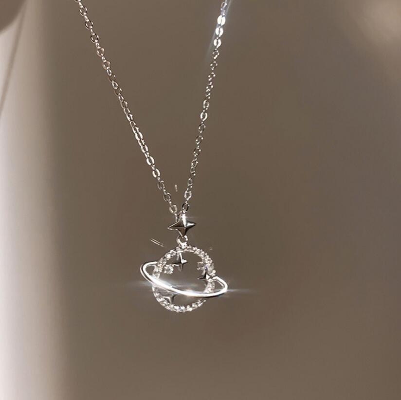 Planet Star Zircon Necklace: A Stellar Gift for Your Loved One
