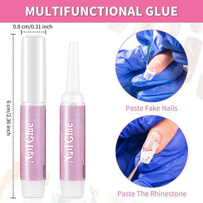 Achieve Perfectly Bonded Nails with our Premium Nail Glue for Acrylic and Press-On Nails