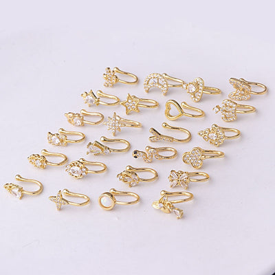 Enhance Your Style with our Nose Rings and Studs Fake Piercing