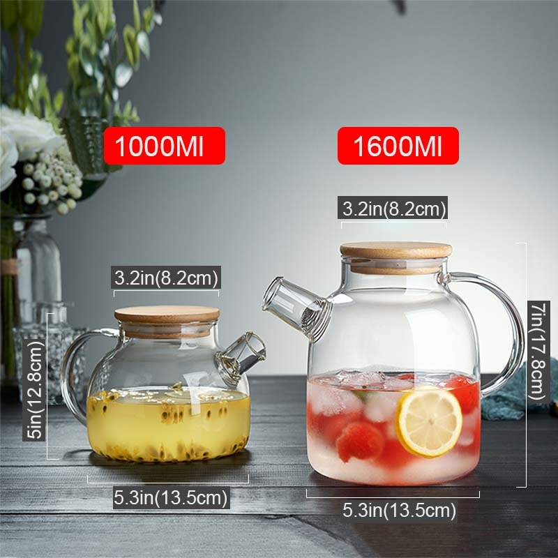 Big Heat Resistant Glass Teapot: Elevate Your Tea Experience
