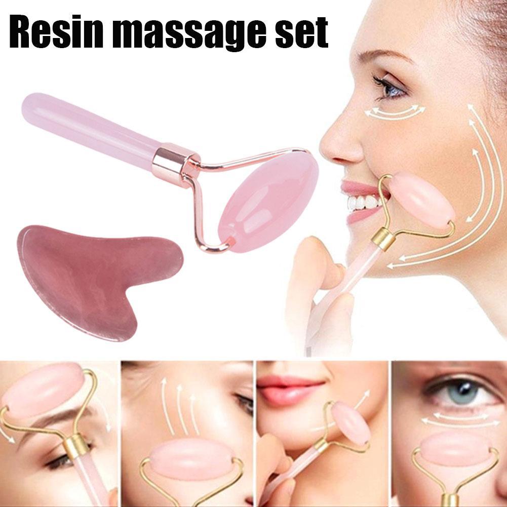 Rose Resin Face Massage Roller