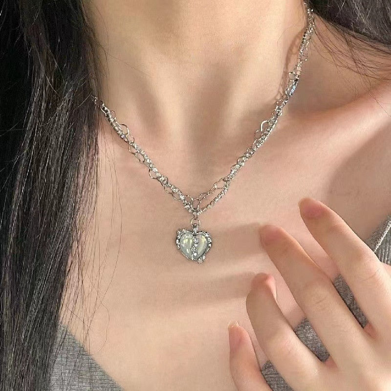 Embrace Neo-Gothic Elegance with the Heart Necklace