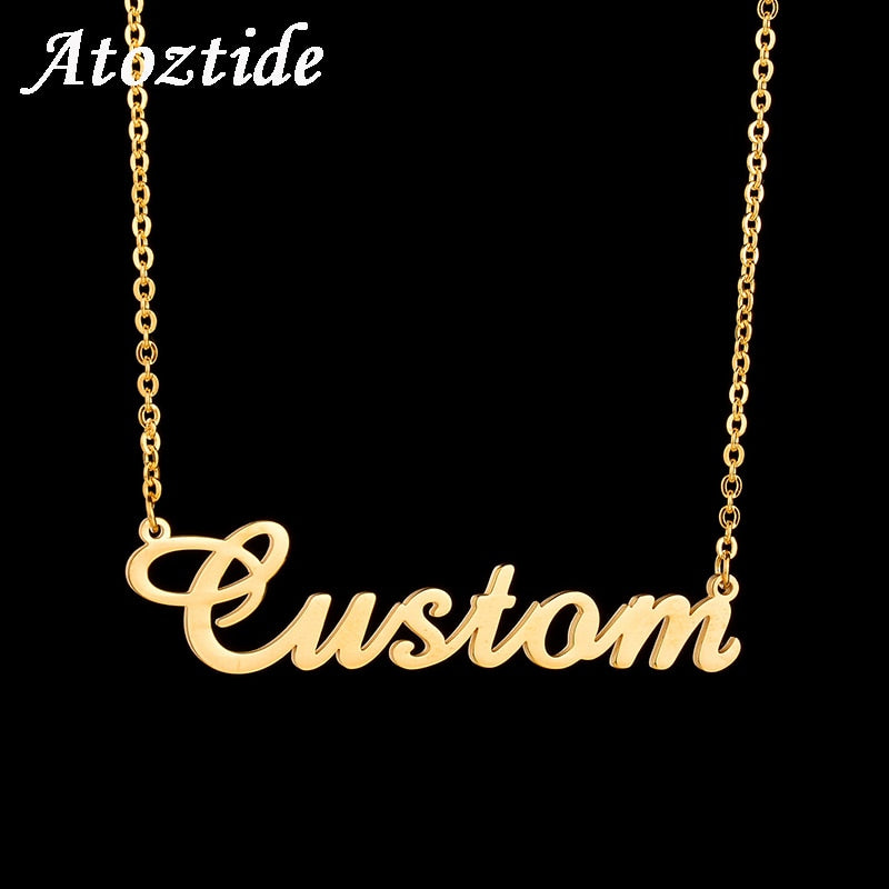 Customized Fashion Stainless Steel Name Necklace