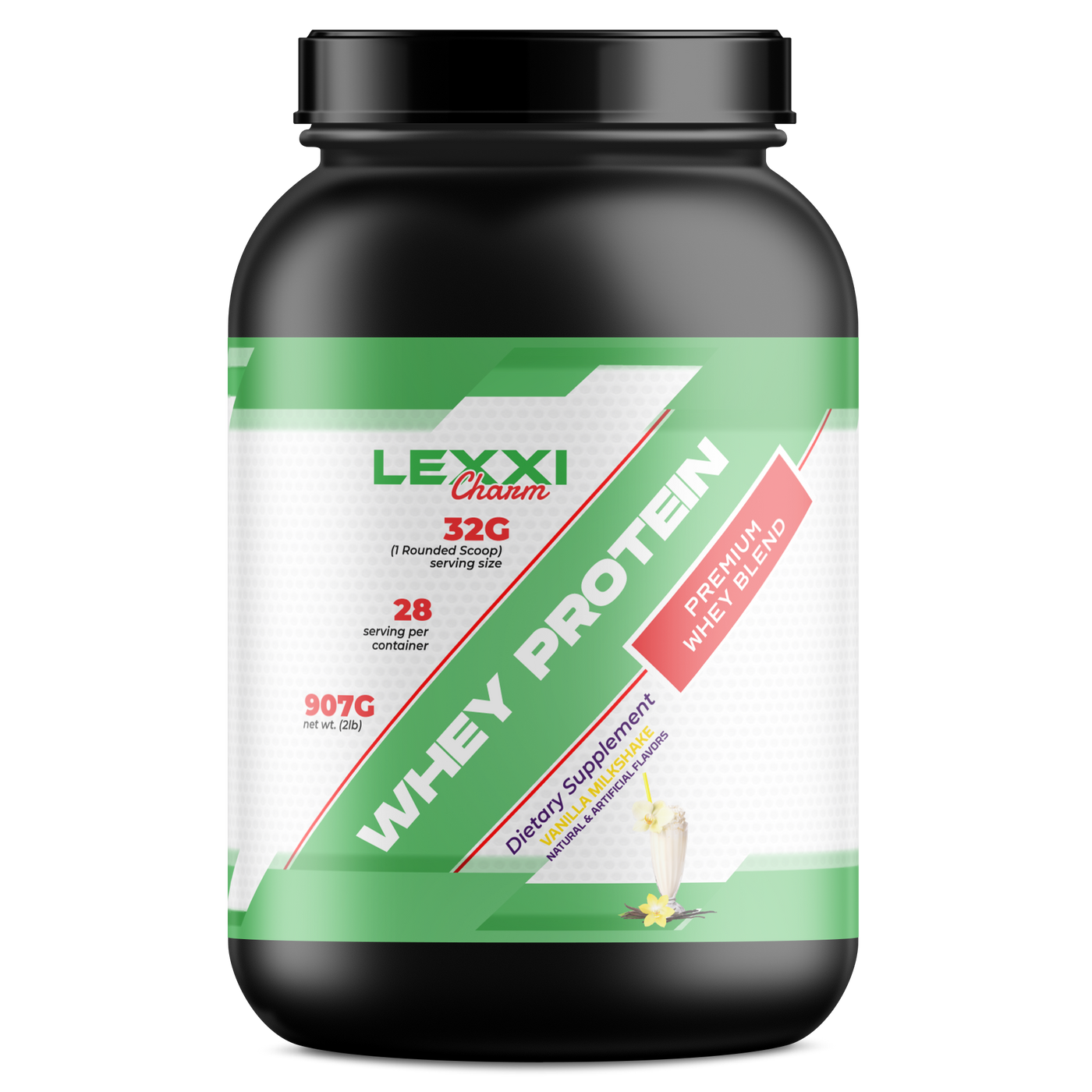 Elevate Your Fitness Journey with LexxiCharm Whey Protein: Fuel Your Success with 24g of Protein!