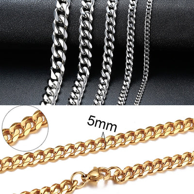 Bold Elegance: Cuban Chain Necklace - Timeless Sophistication