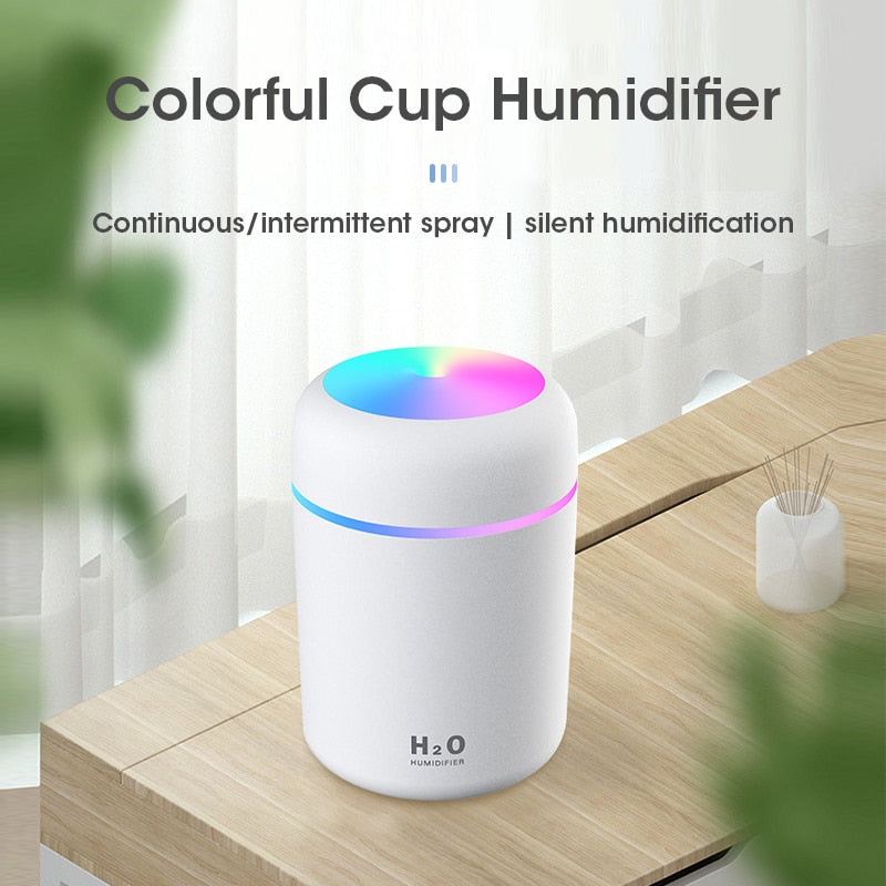 AuraBreeze: LED Humidifier for Home - Revitalize Your Space