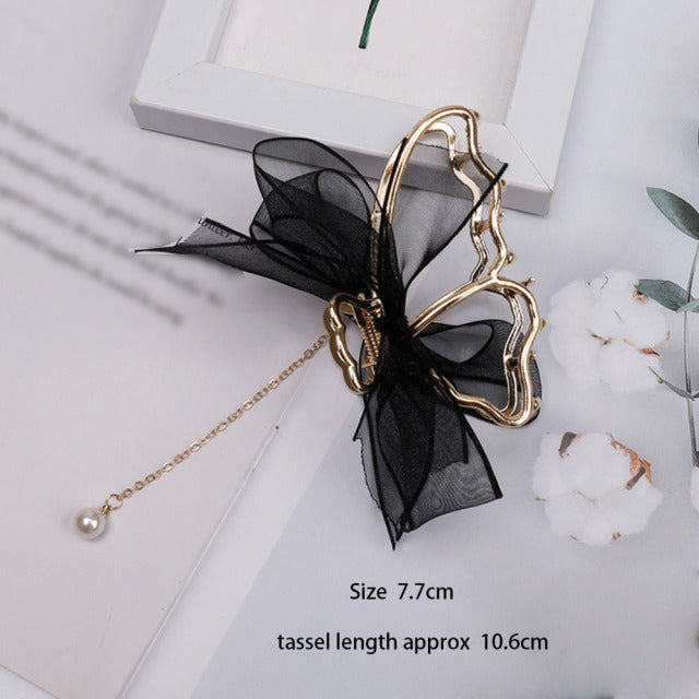 Flaunt Your Style with the Chic Butterfly Hair Clip